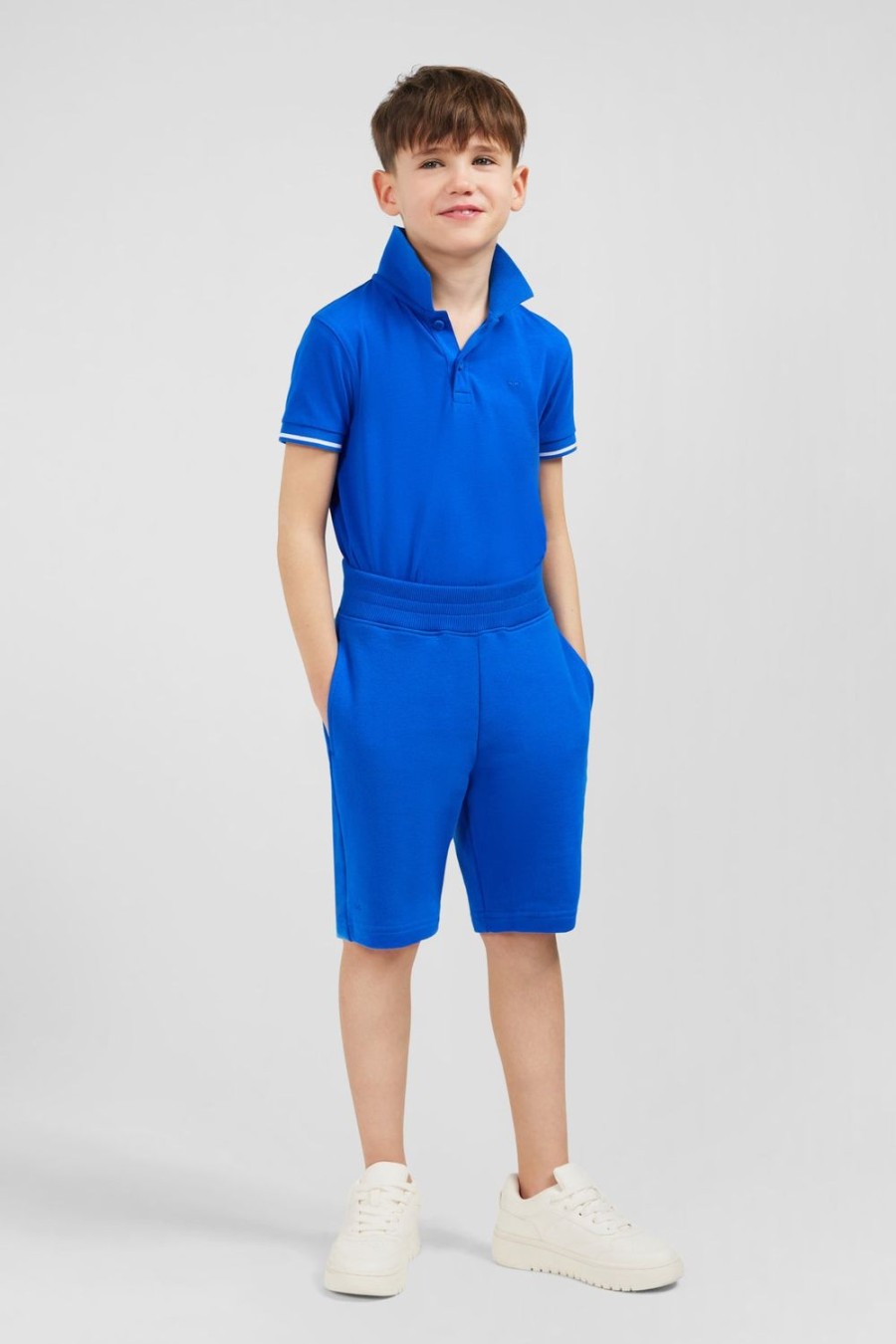 Eden Park Blue Fleece Short | Children