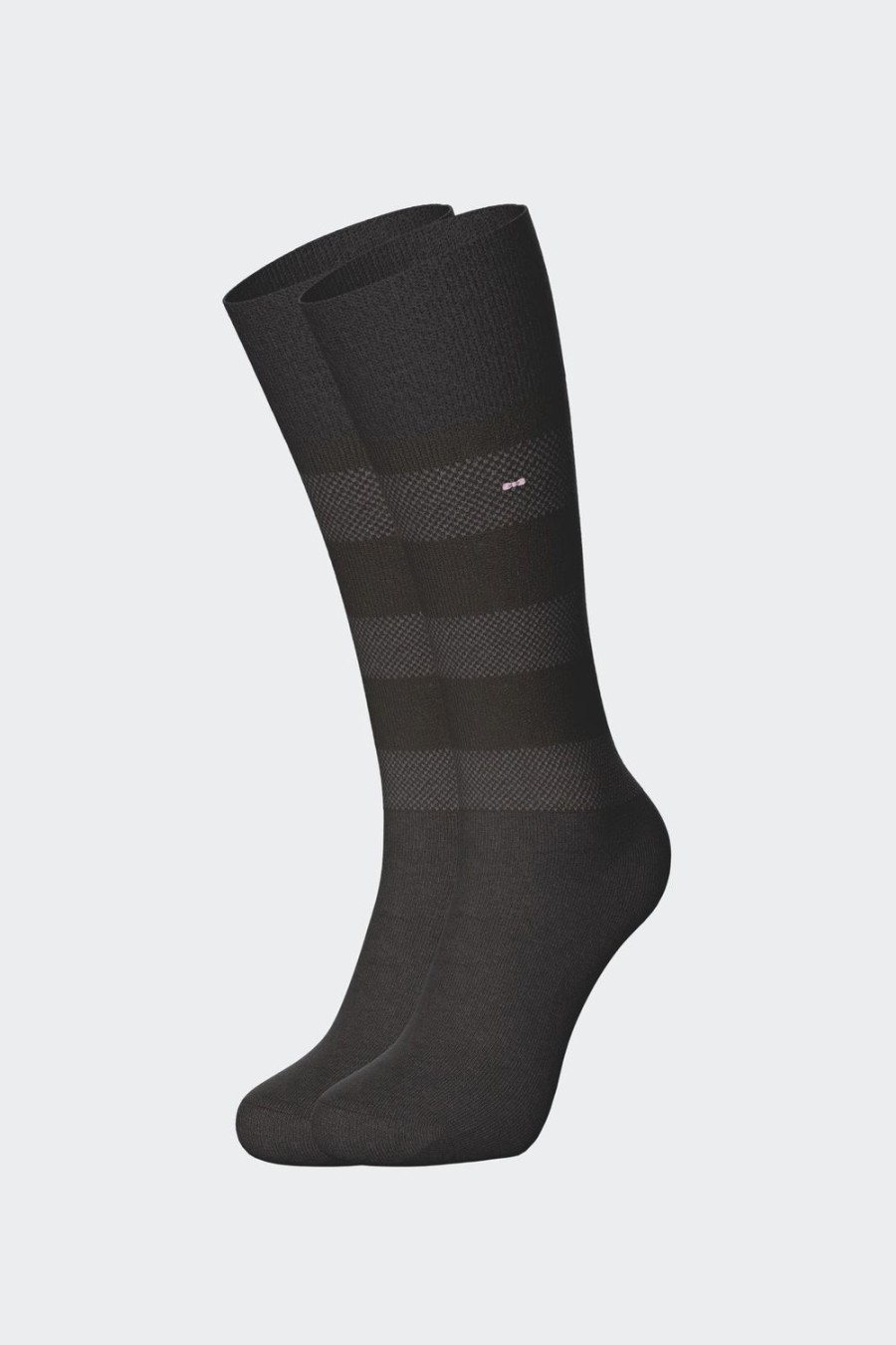 Eden Park Striped Black Socks In Stretch Cotton | Socks