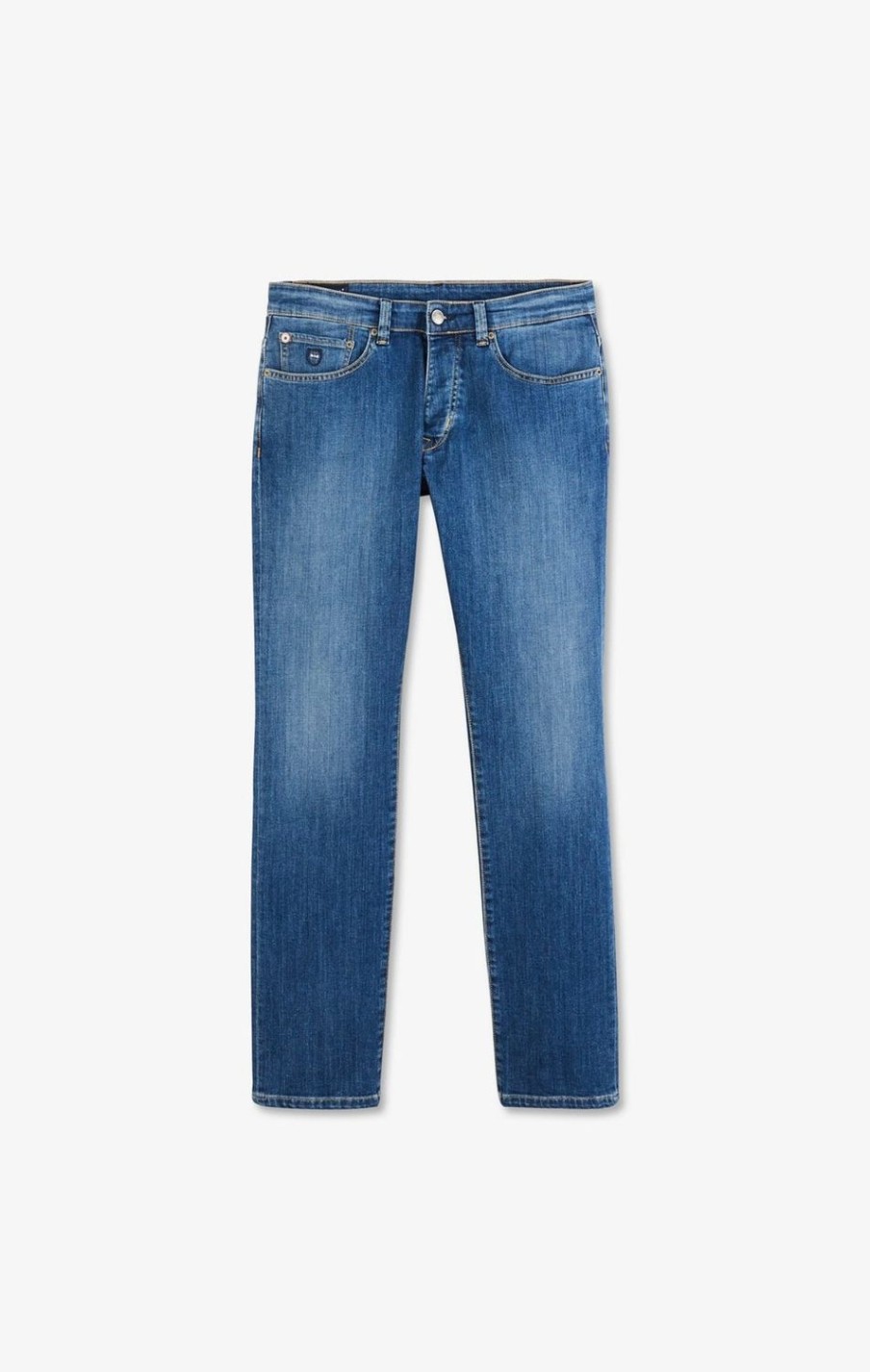 Eden Park Blue Jeans In Stretch Cotton | Pants