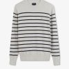 Eden Park Grey Striped Jumper | Sweaters