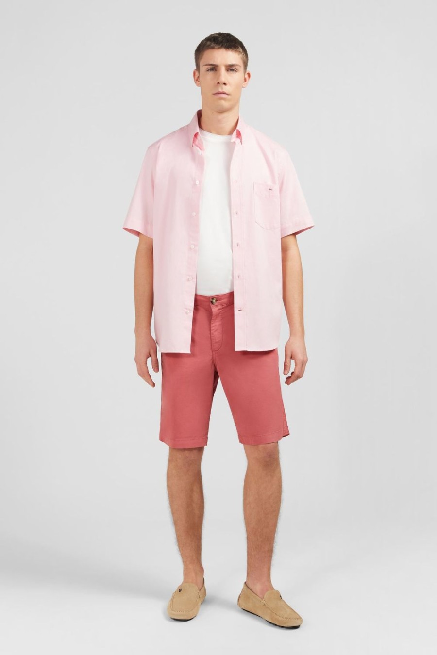 Eden Park Plain Brick Bermuda Shorts | Shorts & Bermudas