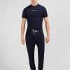 Eden Park Plain Navy Blue Jogging Bottoms | Pants