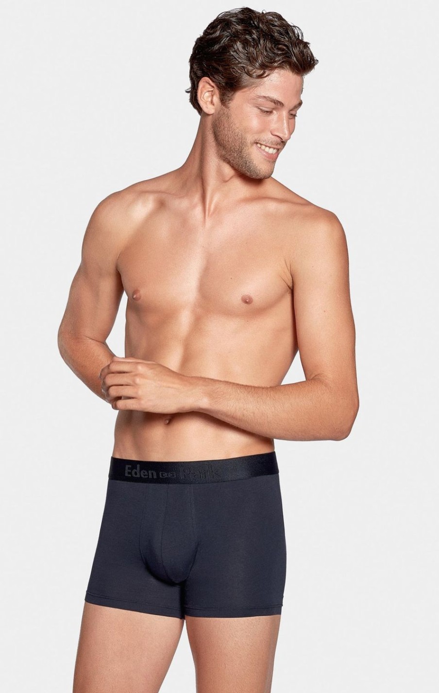 Eden Park Pack Of 2 Navy Blue And Grey Striped Boxers | Underwear