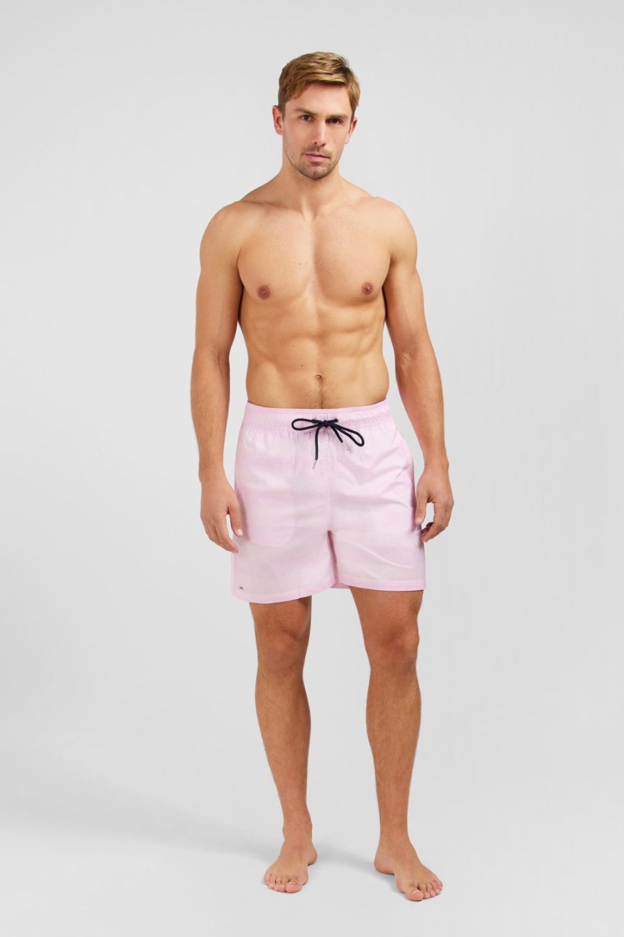 Eden Park Pink Striped Swim Shorts | Swimwear