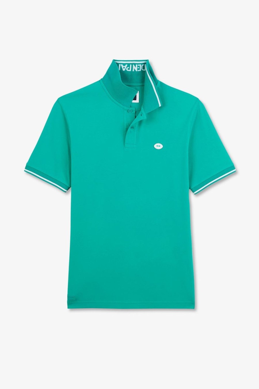 Eden Park Green Short-Sleeved Polo Shirt | Polos