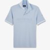 Eden Park Plain Light Blue Short-Sleeved Polo Shirt | Polos