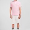 Eden Park Plain Pink Short-Sleeved Polo Shirt | Polos