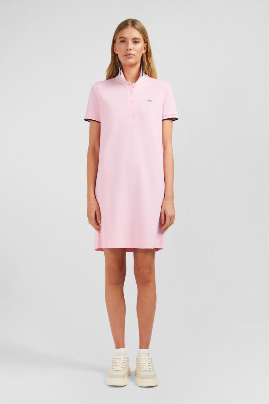 Eden Park Pink Polo-Neck Dress | Dresses