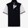 Eden Park Dark Blue Colour-Block Polo Shirt With No. 10 Embroidery On The Back | Rugby Shirts