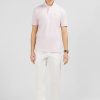 Eden Park Plain Pink Short-Sleeved Polo Shirt | Polos