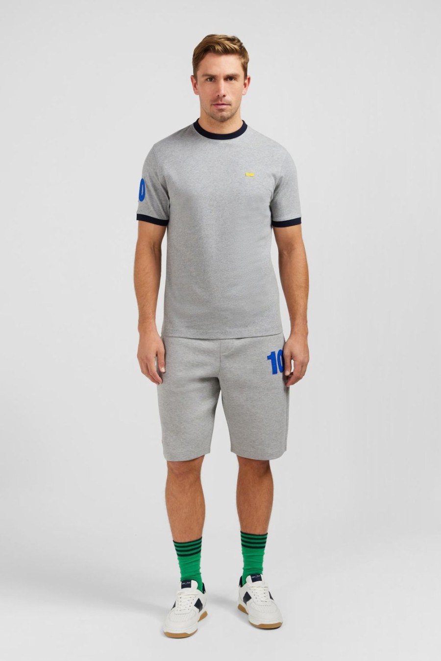 Eden Park Light Grey Short-Sleeved T-Shirt | T-Shirts