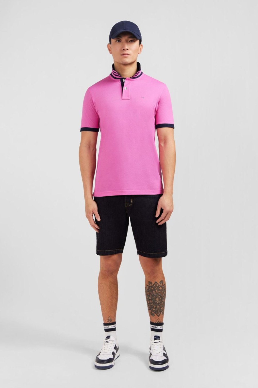 Eden Park Pink Short-Sleeves Polo | Polos