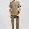 Eden Park Beige T-Shirt In Flamme Cotton | T-Shirts