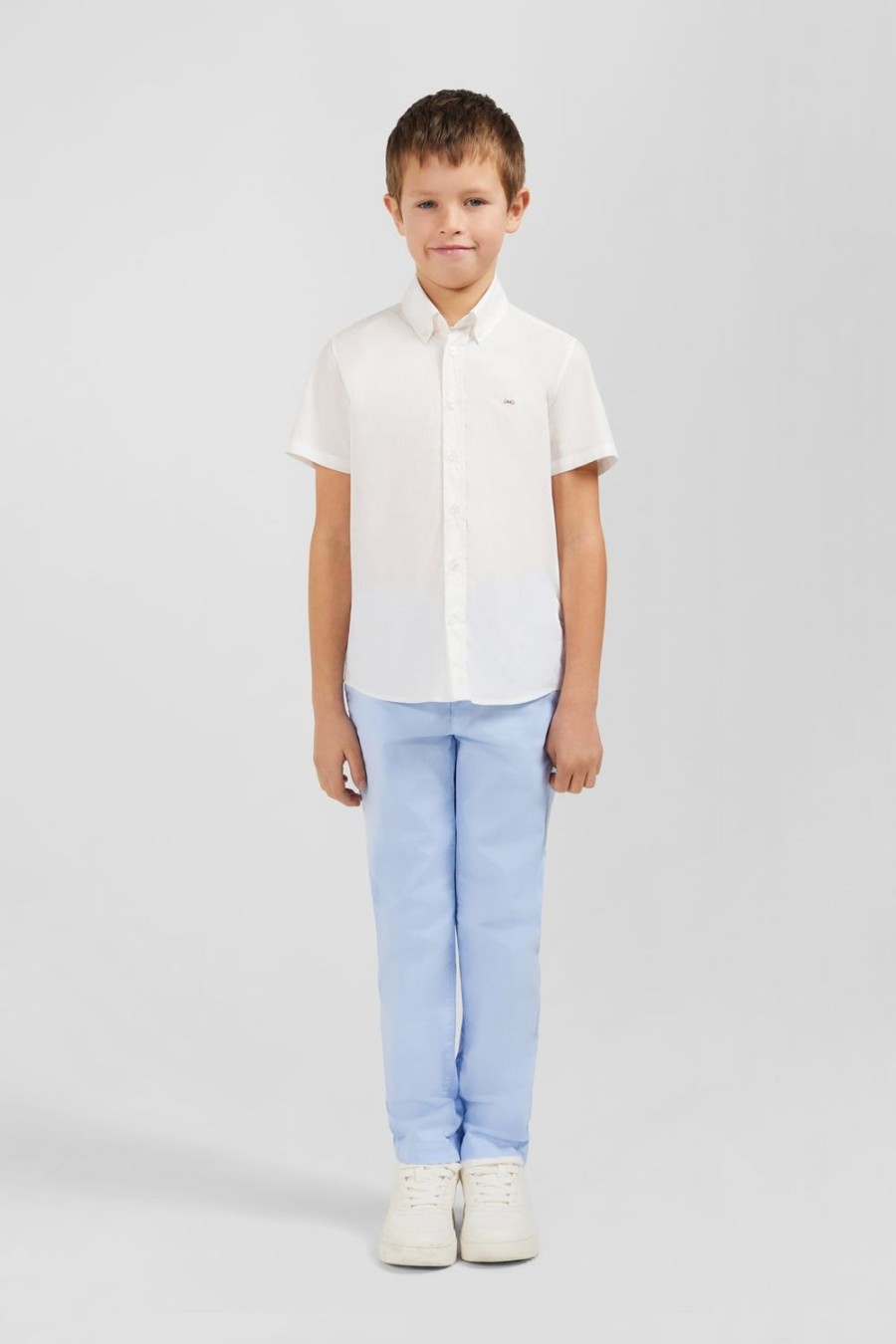 Eden Park White Short-Sleeves Shirt | Children