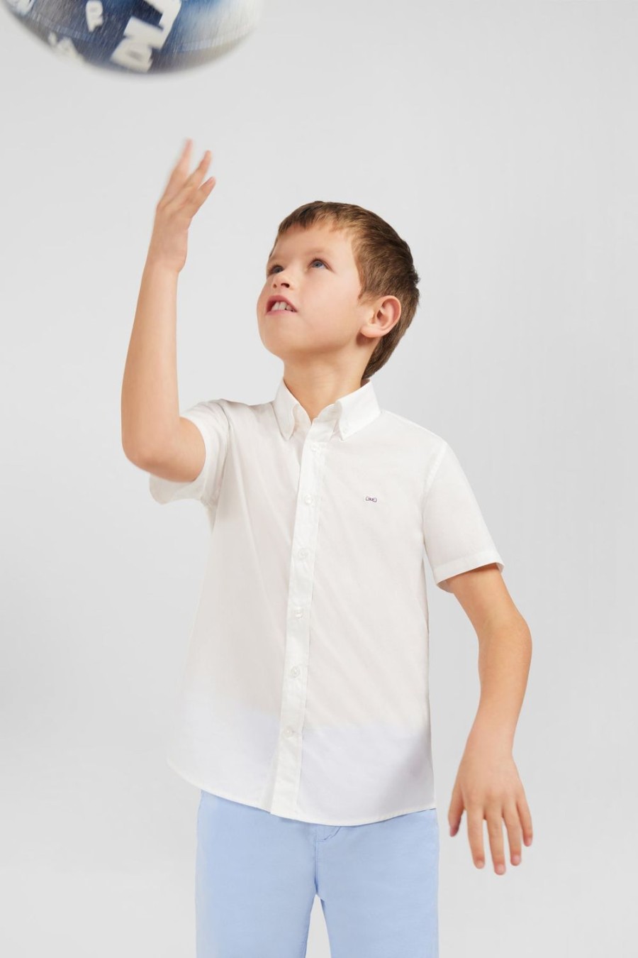 Eden Park White Short-Sleeves Shirt | Children