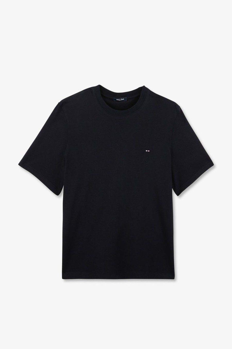 Eden Park Plain Dark Blue Short-Sleeved T-Shirt | T-Shirts