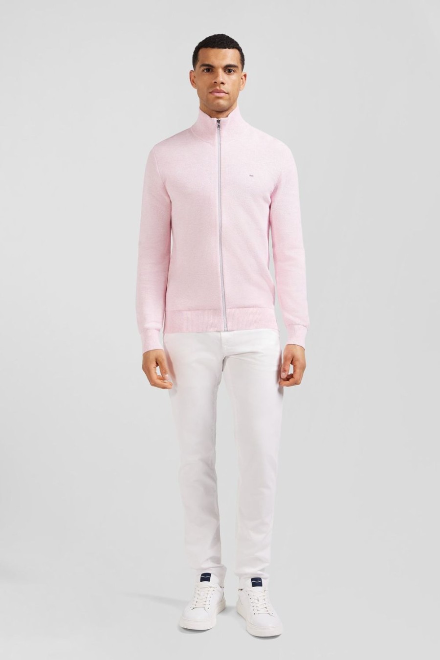 Eden Park Pink Zip Cardigan | Cardigans