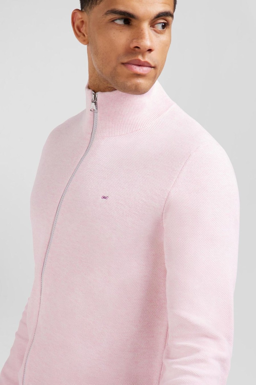 Eden Park Pink Zip Cardigan | Cardigans