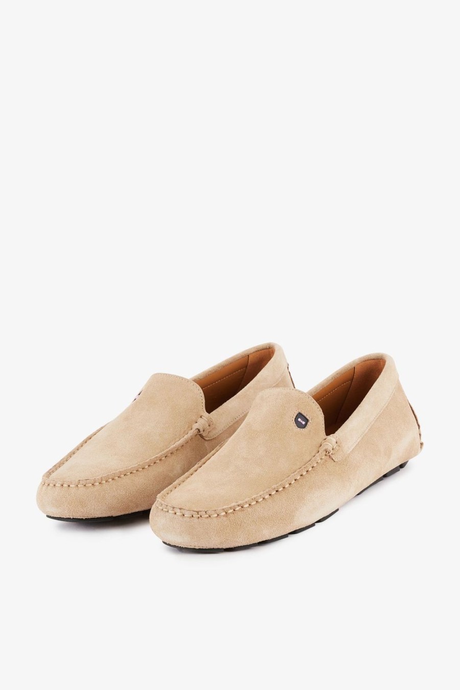 Eden Park Beige Suede Moccasins | Loafers