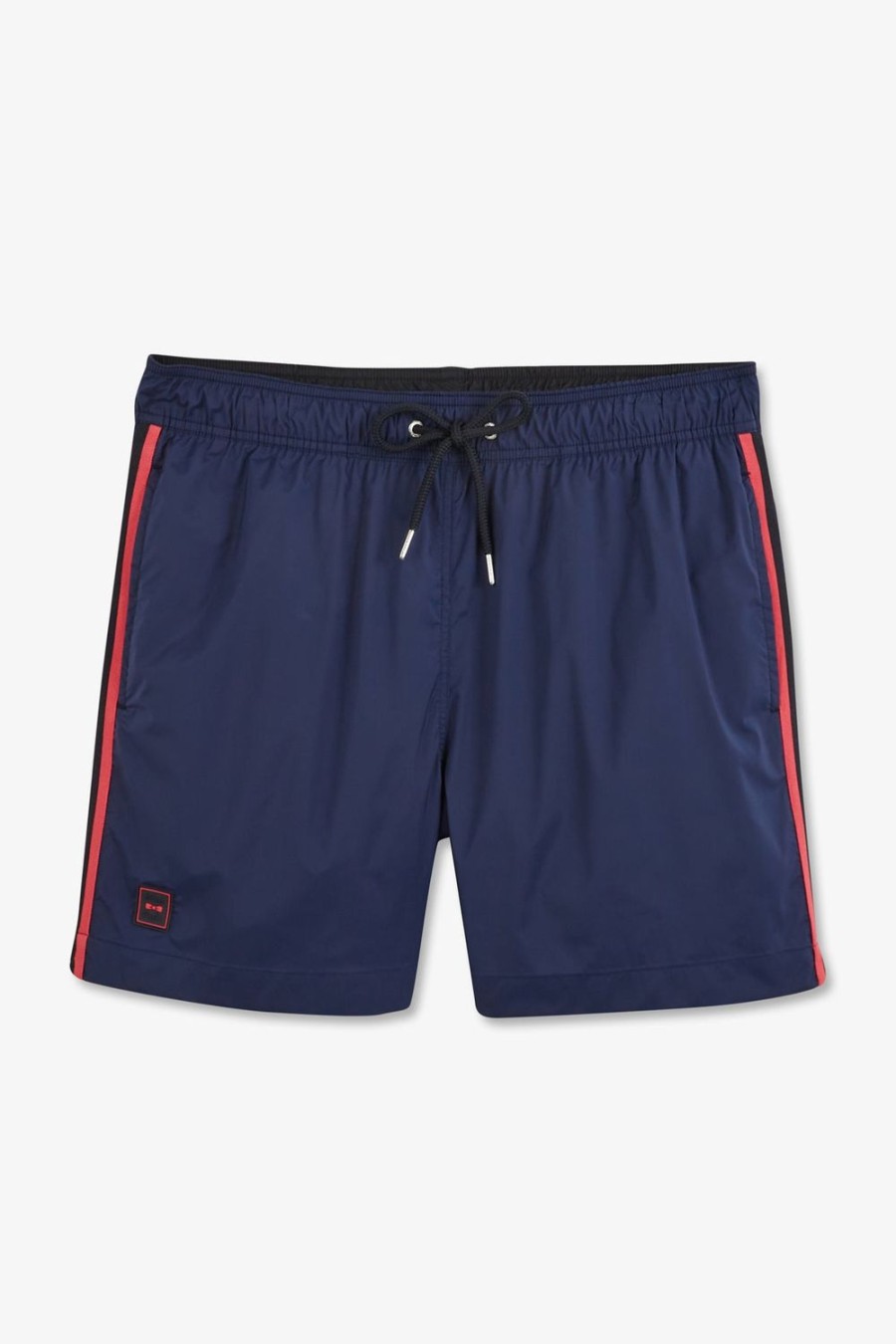 Eden Park Swim Shorts With Tricoloured Stripes | Swimwear