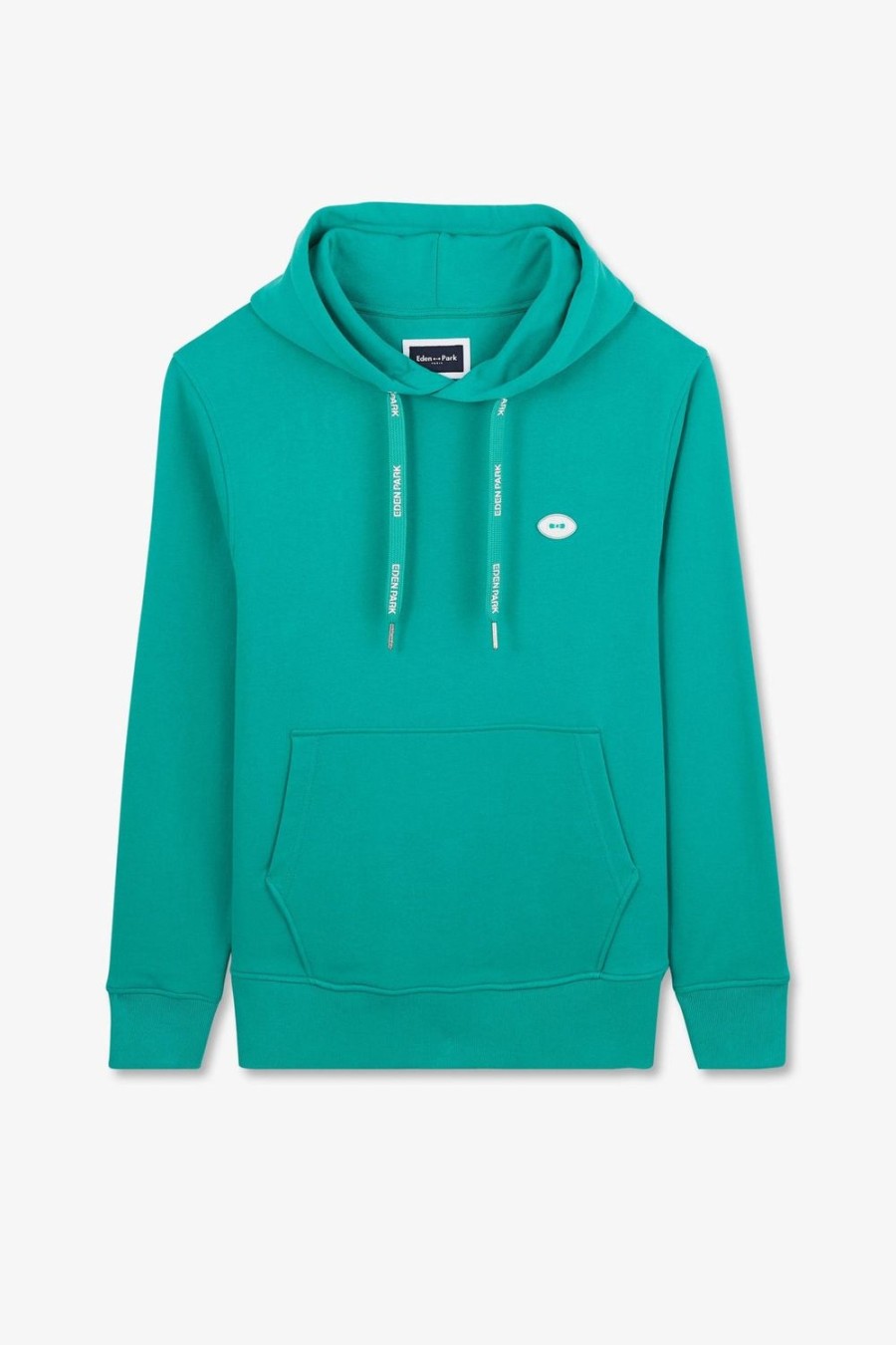 Eden Park Plain Green Hoodie | Sweatshirts