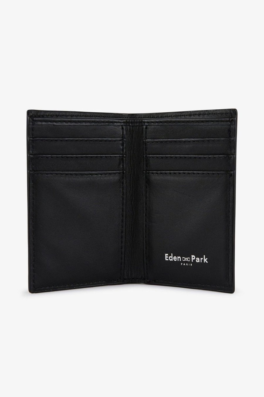 Eden Park Black Leather Wallet | Portfolios