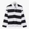 Eden Park Pima Cotton Navy Striped Rugby Shirt In Relaxed Fit | Rugby Shirts