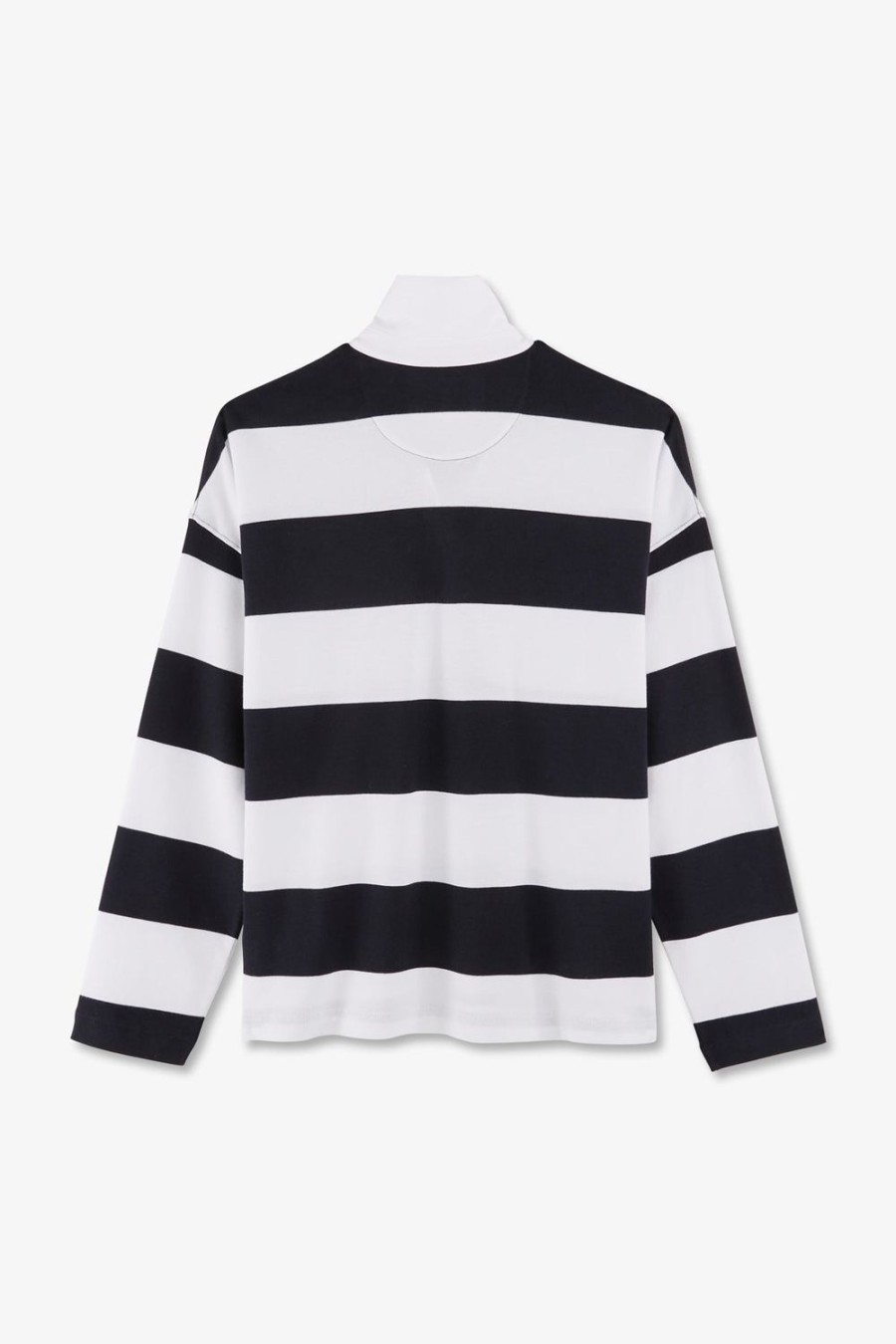 Eden Park Pima Cotton Navy Striped Rugby Shirt In Relaxed Fit | Rugby Shirts