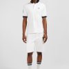 Eden Park White Shorts With Coloured Details | Shorts & Bermudas