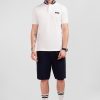 Eden Park White Short-Sleeved Polo Shirt | Polos