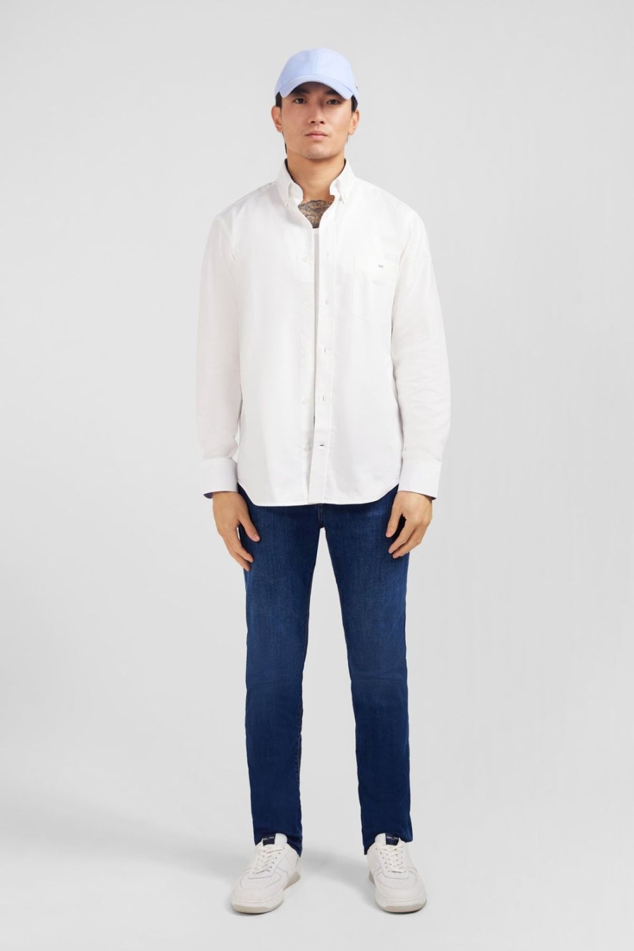 Eden Park White Cotton Shirt | Shirts