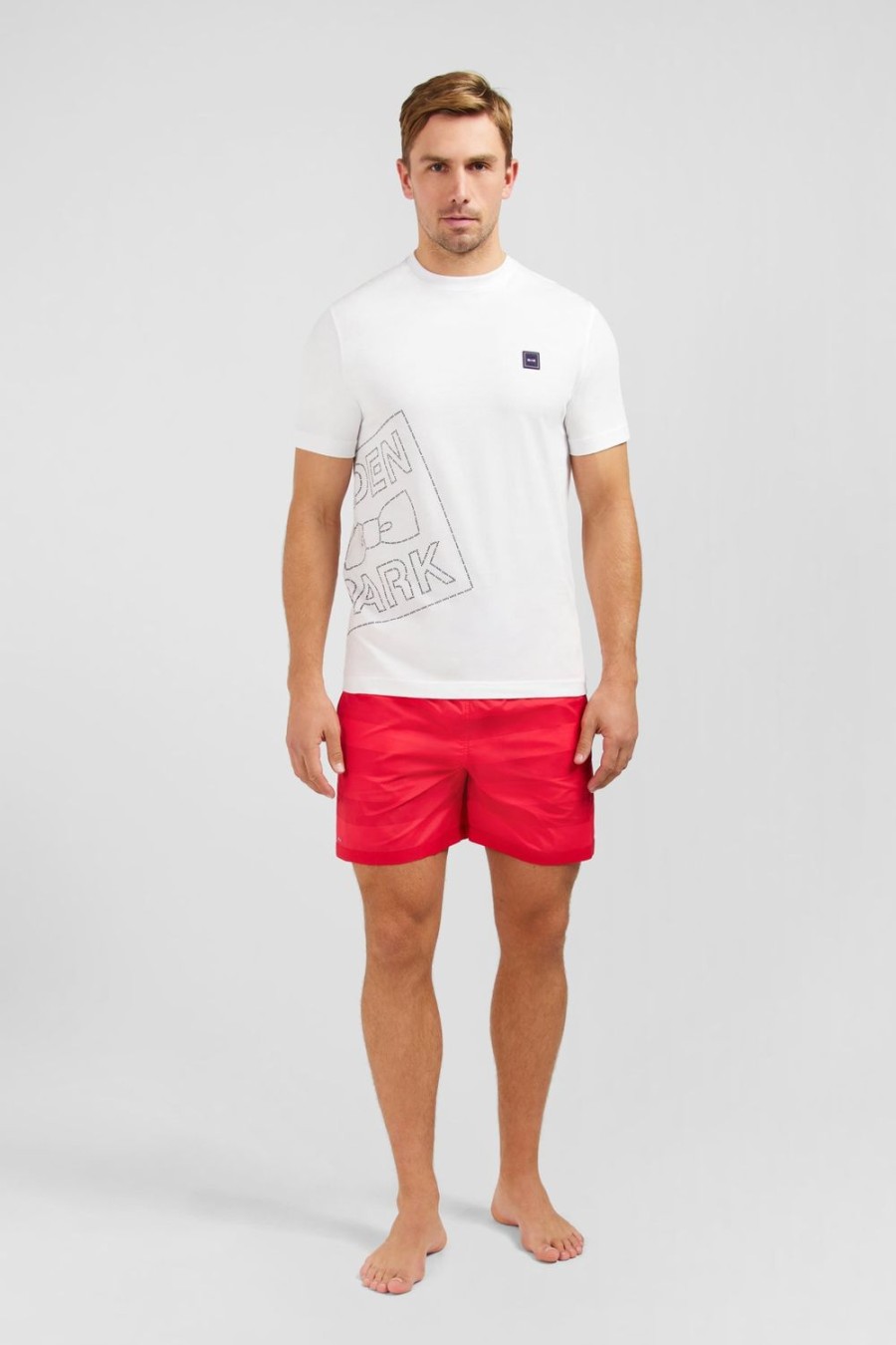 Eden Park White T-Shirt With Eden Park Print | T-Shirts