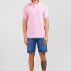 Eden Park Pink Stretch Pima Cotton Polo | Polos