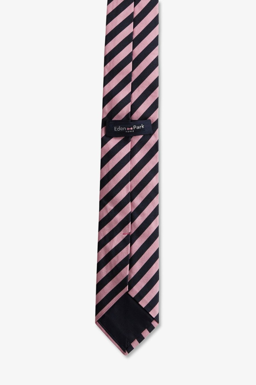 Eden Park Pink Tie With Tricolour Stripes | Ties & Bow Ties