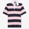 Eden Park Pink Striped Short-Sleeved Rugby Shirt | Rugby Shirts