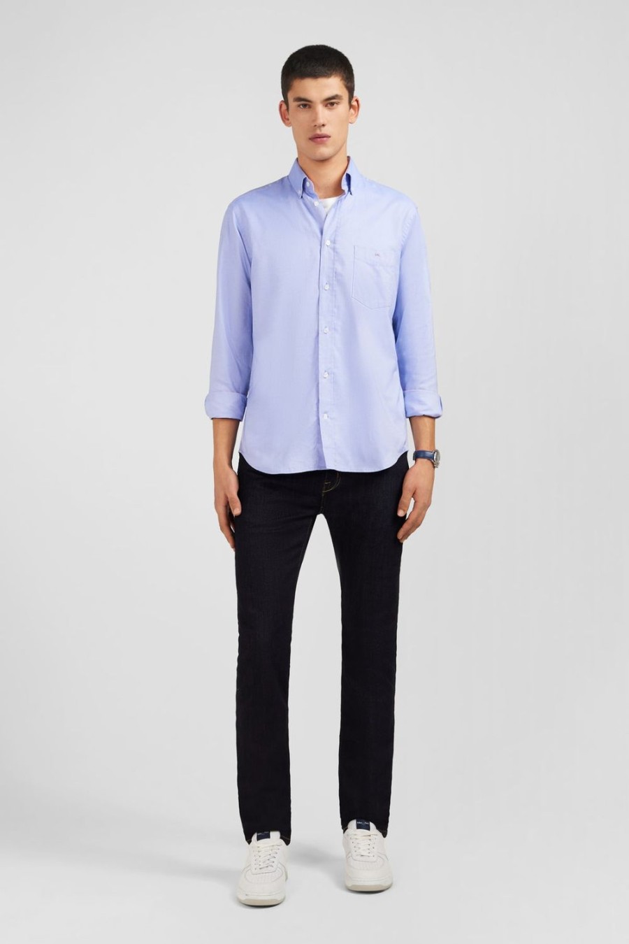 Eden Park Blue Cotton Shirt | Shirts