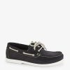 Eden Park Navy Suede Leather Boat Shoes | Loafers