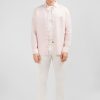 Eden Park Plain Pink Linen Shirt | Shirts