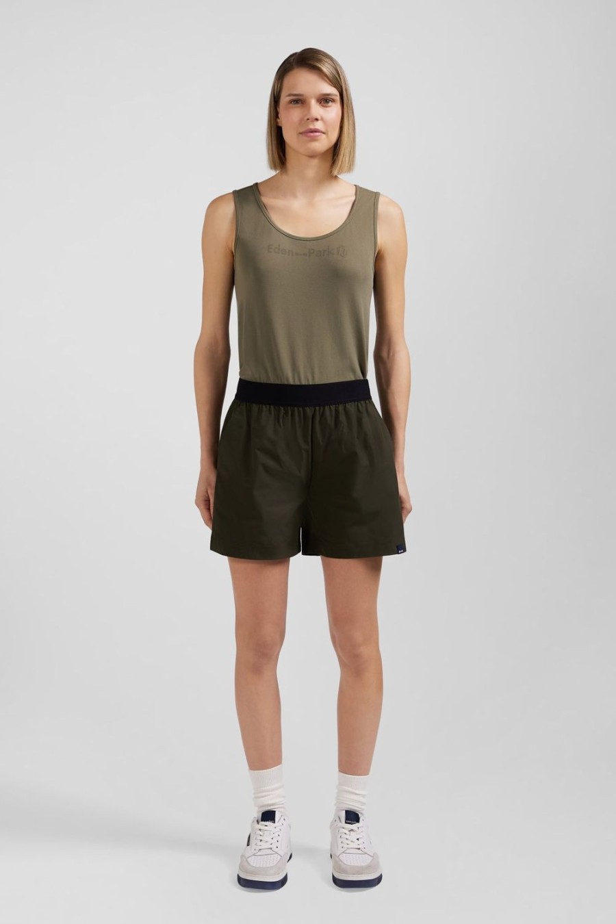 Eden Park Khaki Sports Shorts | Pants