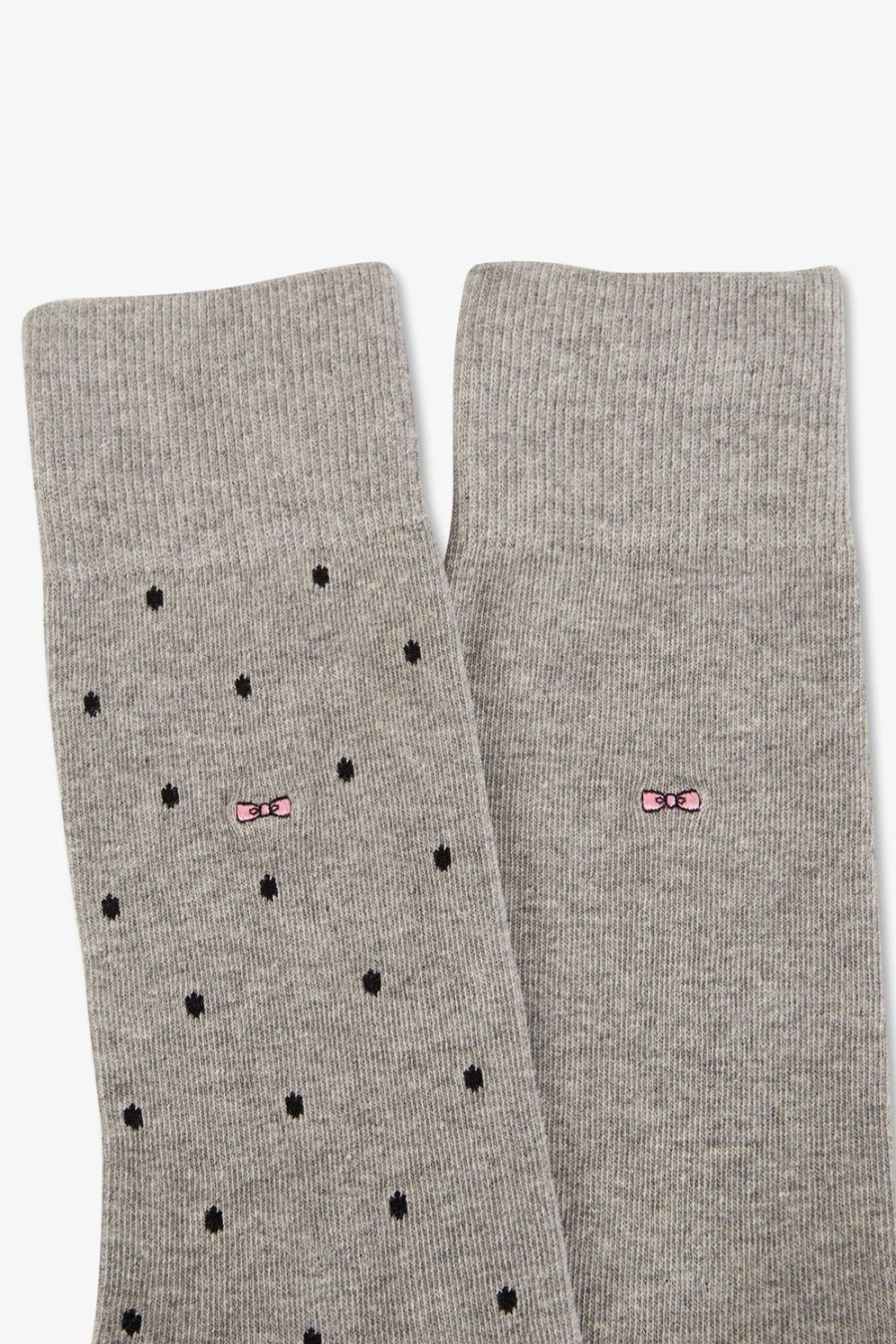 Eden Park Set Of 2 Pairs Of Grey Stretch Cotton Socks | Socks