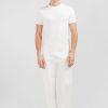 Eden Park Plain White Short-Sleeved T-Shirt | T-Shirts