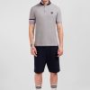 Eden Park Grey Short-Sleeved Polo Shirt | Polos