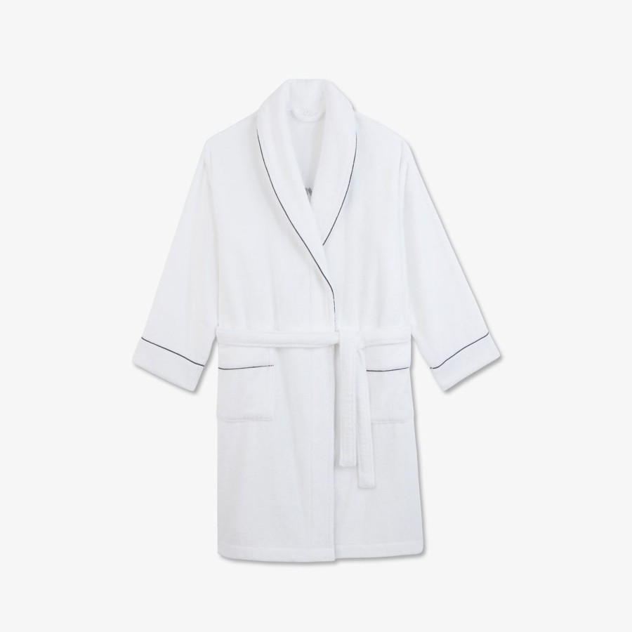 Eden Park White Dressing Gown | Bathrobes