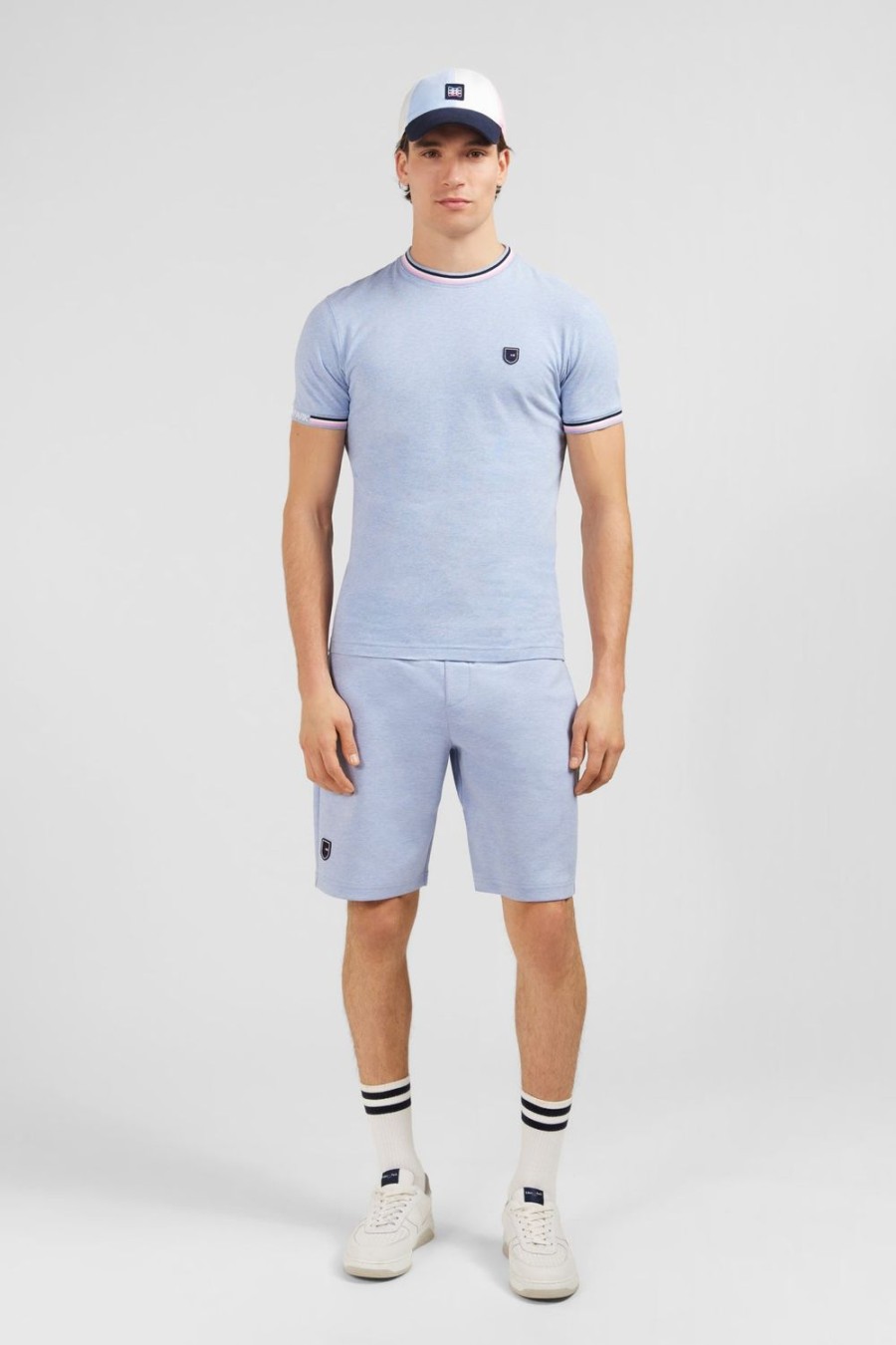 Eden Park Light Blue Fleece Shorts | Shorts & Bermudas