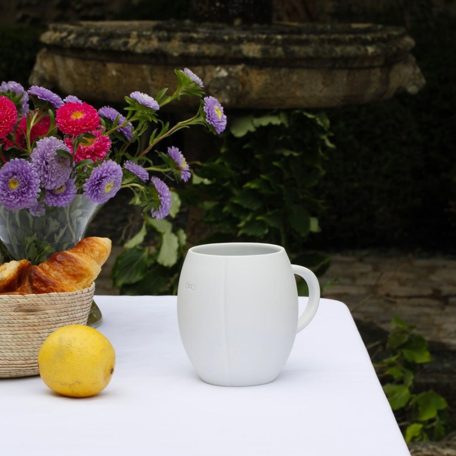 Eden Park White Limoges Porcelain Mug | Art Of The Table