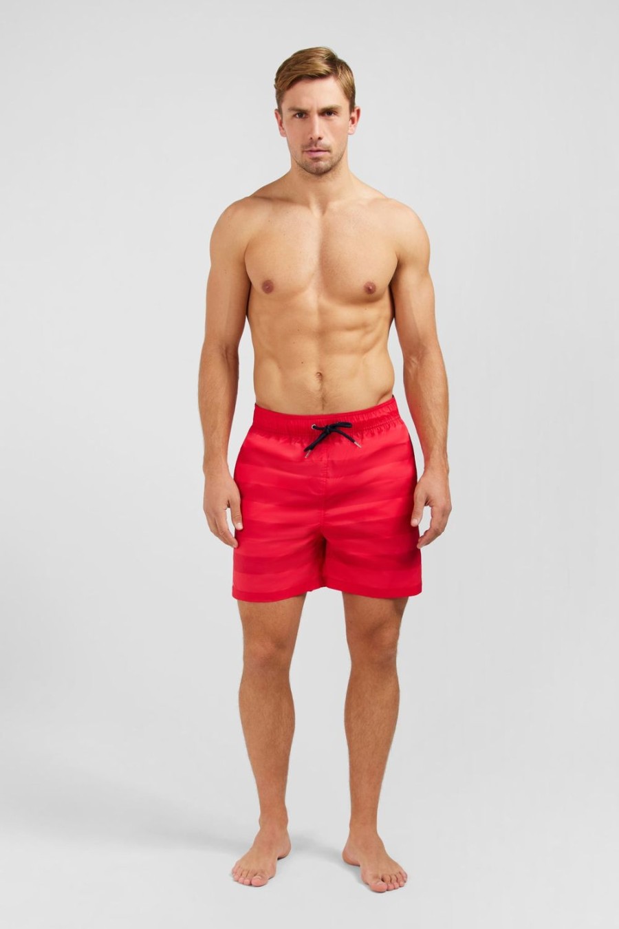 Eden Park Red Striped Swim Shorts | Swimwear