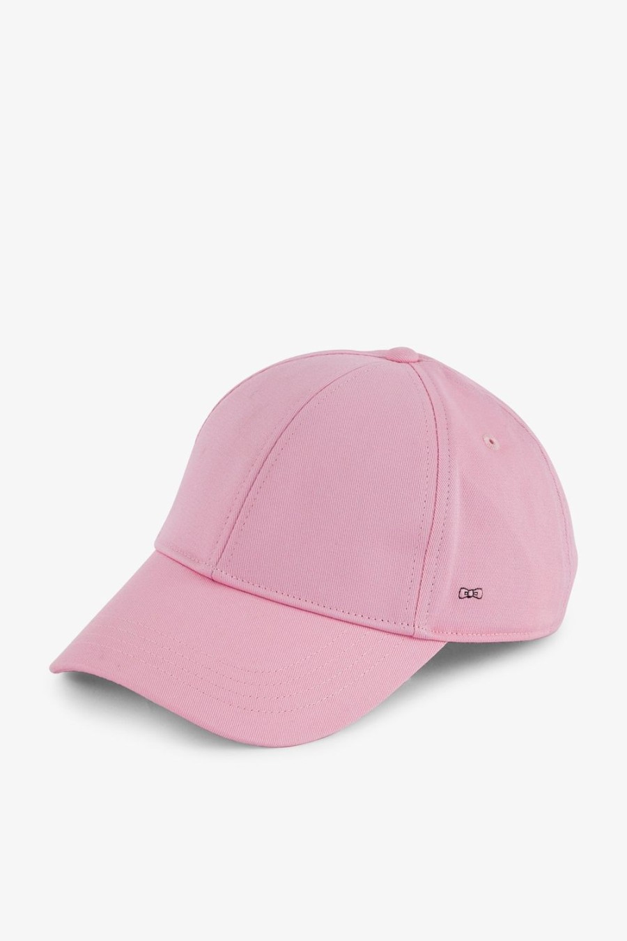 Eden Park Pink Cotton Canvas Cap With Bow Tie Embroidery | Caps