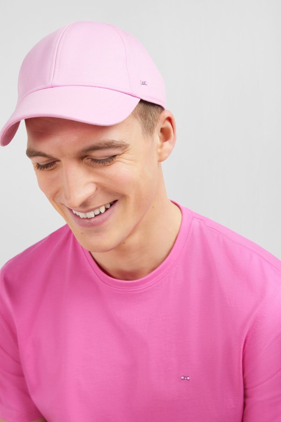 Eden Park Pink Cotton Canvas Cap With Bow Tie Embroidery | Caps