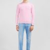 Eden Park Plain Pink Jumper | Sweaters