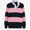 Eden Park Navy Blue Striped Knitwear Jumper | Rugby Shirts